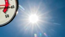 O 15.00 w centrum Rud w cieniu mamy+37°C!!!!.