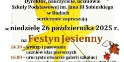 JUTRO: Zapraszamy na Festyn Jesienny do rudzkiej podstawówki. JUTRO: Zapraszamy na Festyn Jesienny do rudzkiej podstawówki.